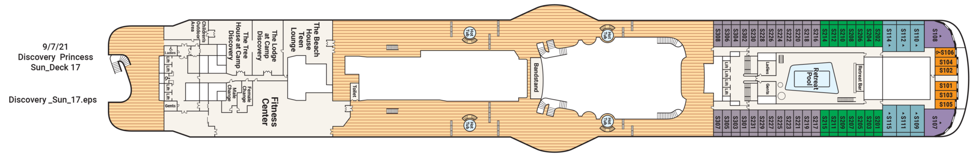 Deck 17 - Sun plan